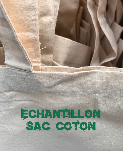 échantillon sac coton