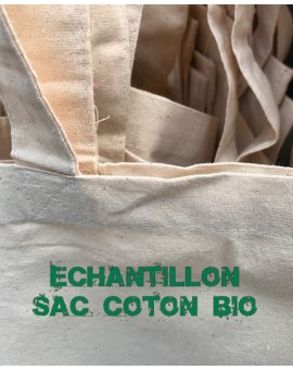 Echantillon sac coton BIO