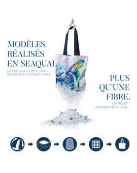 Tote bag personnalisé 100% Seaqual (dépollution des océans)