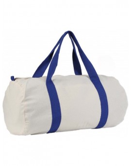 sac voyage personnalisable coton bleu