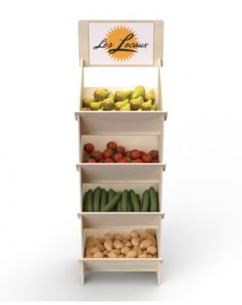 présentoir fruits et légumes