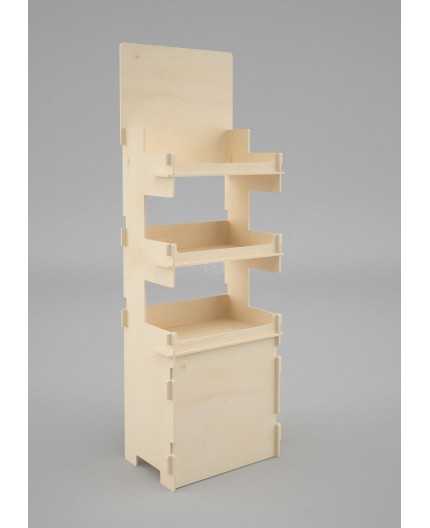 BOXUS 3 - Box 1/4 palette 3 tablettes charges lourdes Box 1/4 palette