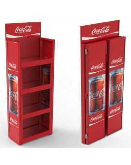 Présentoir métal réutilisable