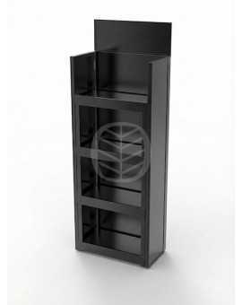 Présentoir métal pliant réutilisable – 54 x 31 x 150 cm Présentoir métal réutilisable