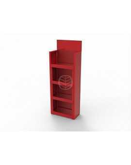 Présentoir métal pliant réutilisable – 54 x 31 x 150 cm Présentoir métal réutilisable