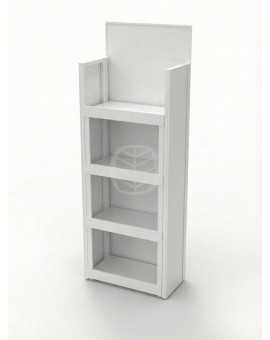 Présentoir métal pliant réutilisable – 54 x 31 x 150 cm Présentoir métal réutilisable