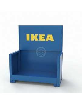 présentoir PLV ikéa