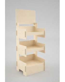 Présentoir de sol re-conditionné 42x35x115cm