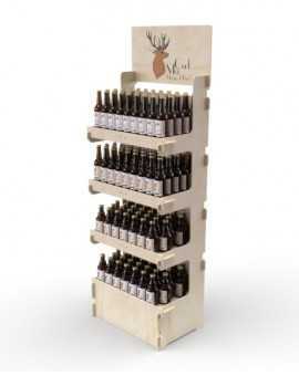 CELTIS 4L - Présentoir 60x173x40 - 4 tablettes - format 1/4 palette