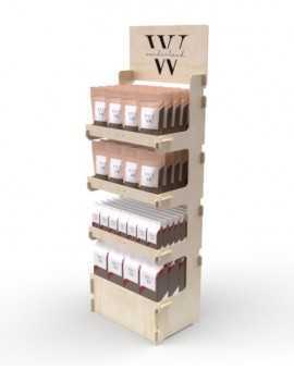 CELTIS 4L - Présentoir 60x173x40 - 4 tablettes - format 1/4 palette