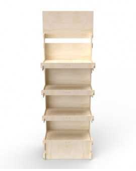 CELTIS 4L - Présentoir 60x173x40 - 4 tablettes - format 1/4 palette