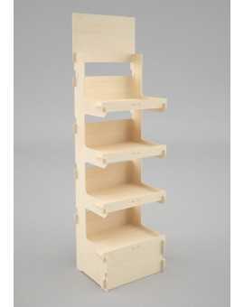 CELTIS 4M - Présentoir 50x173x40 - 4 tablettes