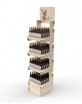 CELTIS 4 SPP - Présentoir 40x173x40 - 4 tab - Charges Lourdes CELTIS 4S - Présentoir 40x173x40 - 4 tablettes