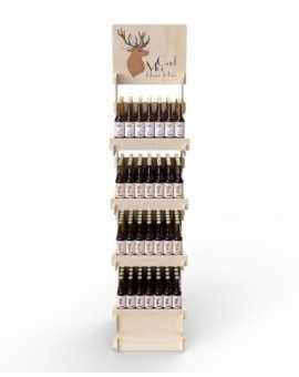 CELTIS 4 SPP - Présentoir 40x173x40 - 4 tab - Charges Lourdes CELTIS 4S - Présentoir 40x173x40 - 4 tablettes