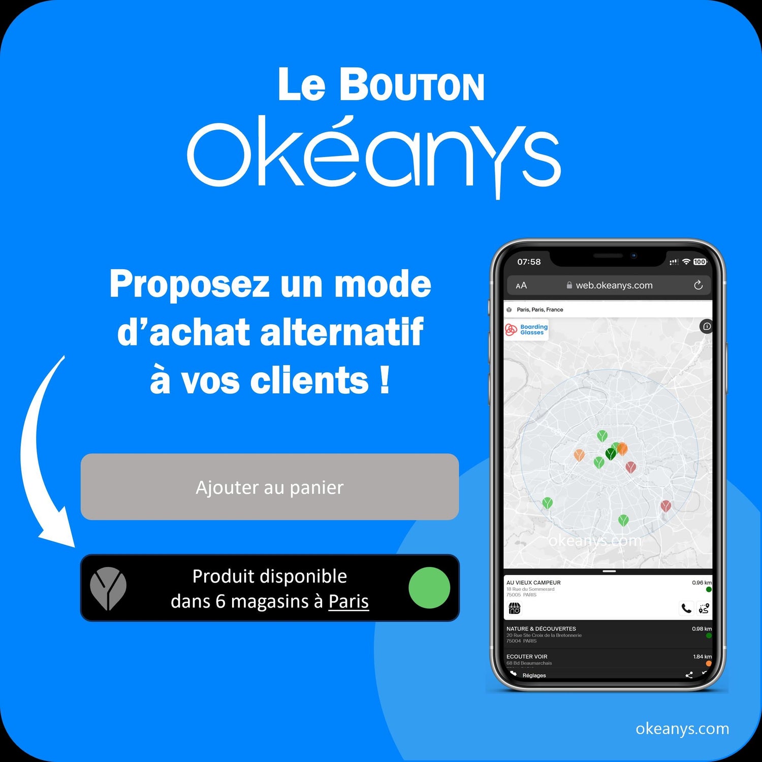 le Bouton OKEANYS - solution pour rapprocher les marques de ses clients