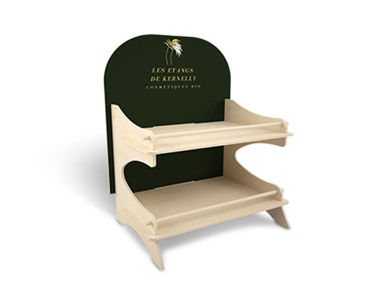 Présentoir de comptoir bois