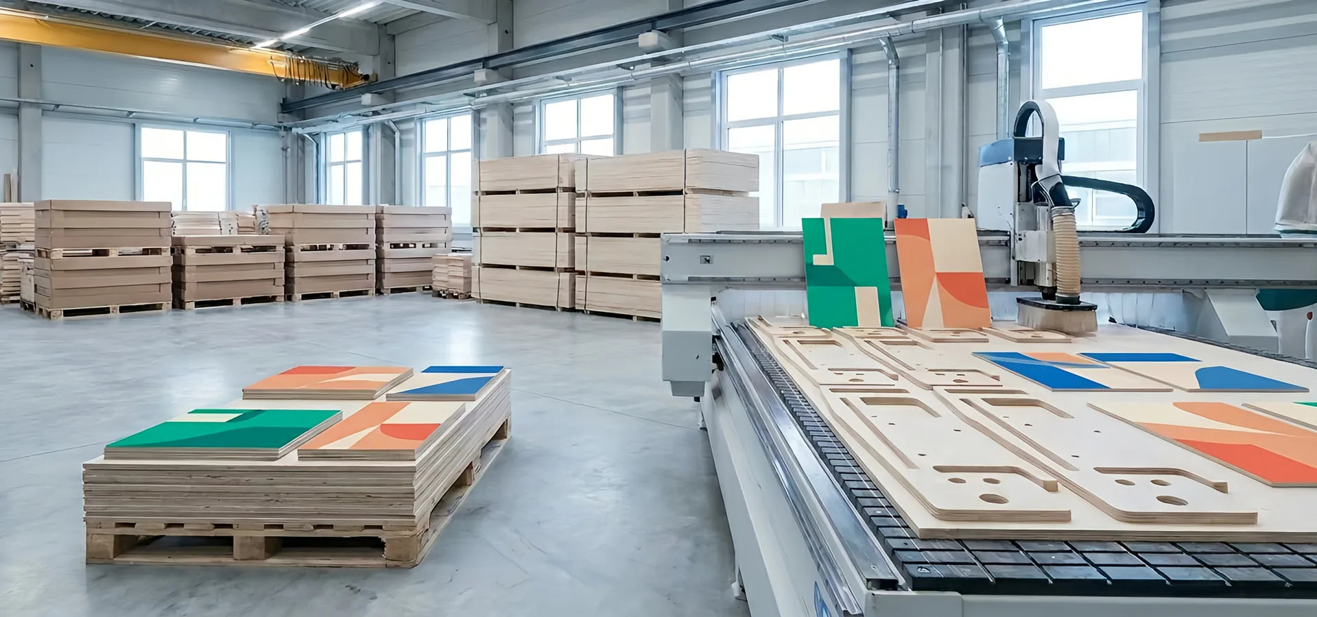 Présentoirs de sol en bois – Séquoia Factory