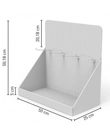 Ariane 2 - présentoir carton 50x25cm - 4 broches
