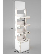 Basix White - présentoir 51x38x196