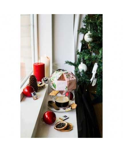 Boule de Noël 17 cm Personnalisée - 25 chocolats