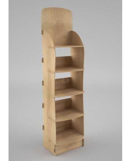 Boutix - Présentoir 51x38x191 - 5 tablettes