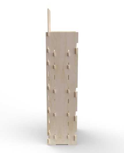 BUTINA - Présentoir de sol 5 tablettes 190x57cm