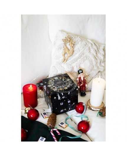 Calendrier Avent Cubique - Assortiment 24 chocolats - Impression totale