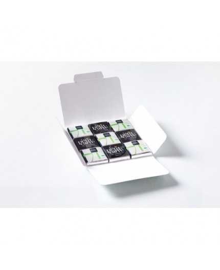 Carte 9 carrés 4g - chocolat 71% Bio - Impression recto-verso