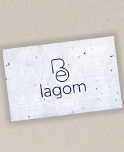 Carte de visite papier ensemencé 85x55mm - recto
