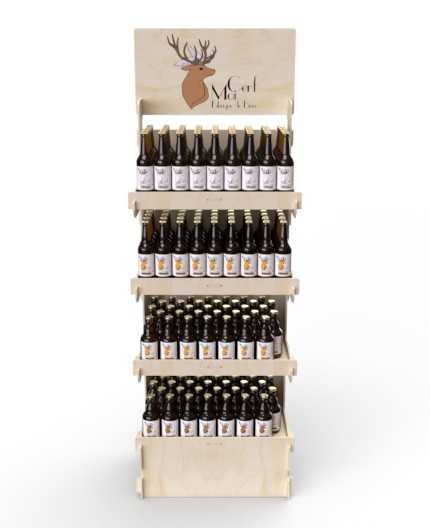 CELTIS 4L - Présentoir 60x173x40 - 4 tablettes - format 1/4 palette