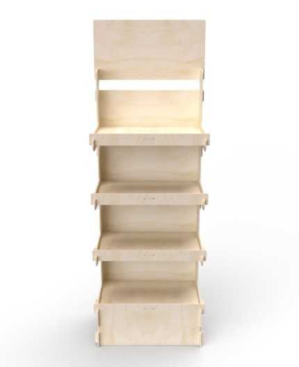 CELTIS 4L - Présentoir 60x173x40 - 4 tablettes - format 1/4 palette