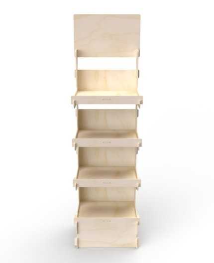 CELTIS 4M - Présentoir 50x173x40 - 4 tablettes