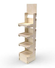 CELTIS 4S - Présentoir 40x173x40 - 4 tablettes