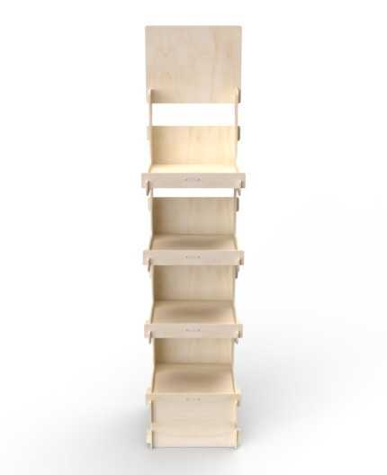 CELTIS 4S - Présentoir 40x173x40 - 4 tablettes