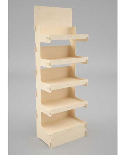 CELTIS 5L - Présentoir 60x173x40 - 5 tablettes - format 1/4 palette