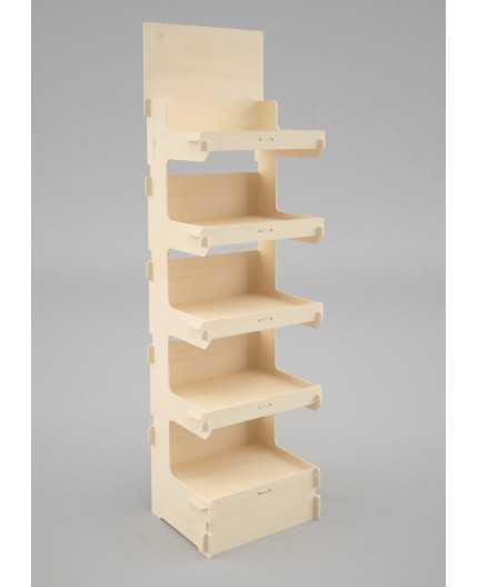 CELTIS 5M - Présentoir 50x173x40 - 5 tablettes