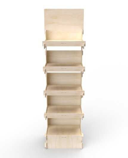 CELTIS 5M - Présentoir 50x173x40 - 5 tablettes