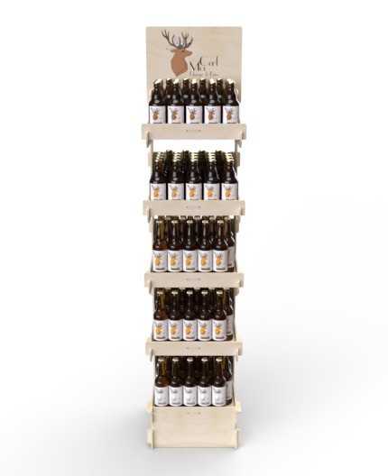 CELTIS 5S - Présentoir 40x173x40 - 5 tablettes