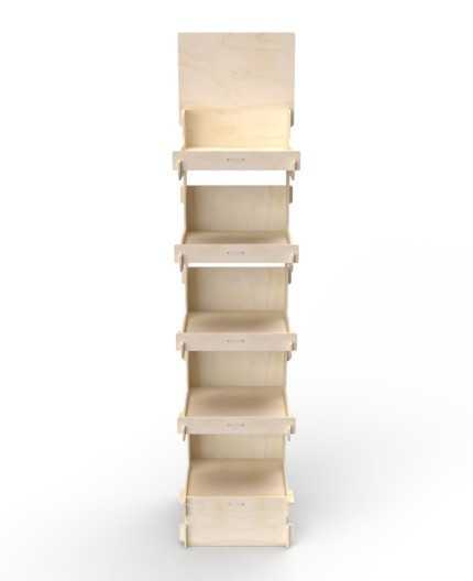 CELTIS 5S - Présentoir 40x173x40 - 5 tablettes