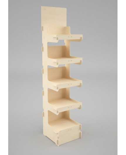 CELTIS 5S - Présentoir 40x173x40 - 5 tablettes