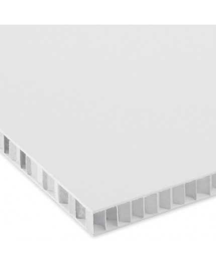 Cléa 2 - Présentoir de comptoir carton alvéolaire 2 tablettes 39x31
