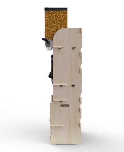 Configurateur Trémies - Meuble Vrac 60 - 3 tablettes - L.62cm