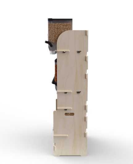 Configurateur Trémies - Meuble Vrac 90 - 3 tablettes - L.92cm