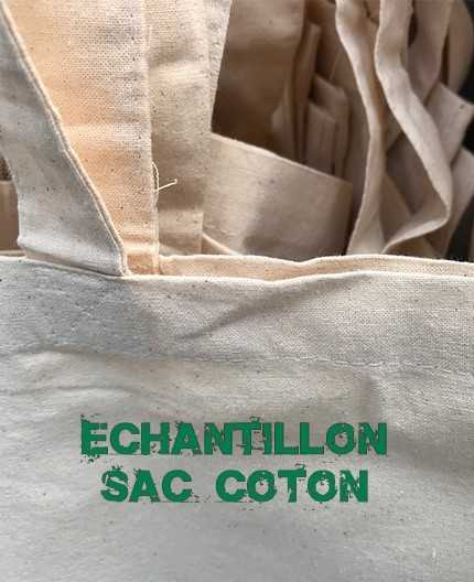 Echantillon sac coton