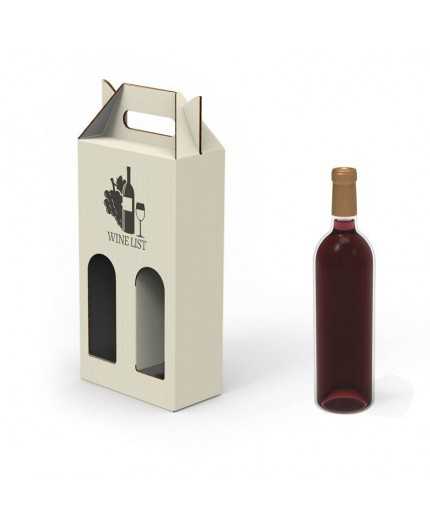 Emballage de transport en carton - 2 bouteilles