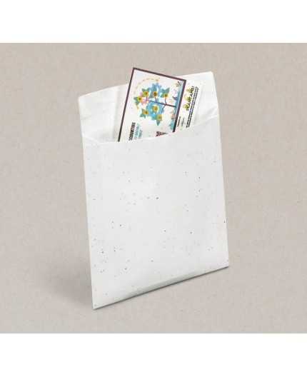 Enveloppe C7 papier ensemencé imprimé - 113x82mm