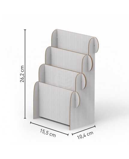 EVA 1 PLV Porte brochures Largeur 15cm