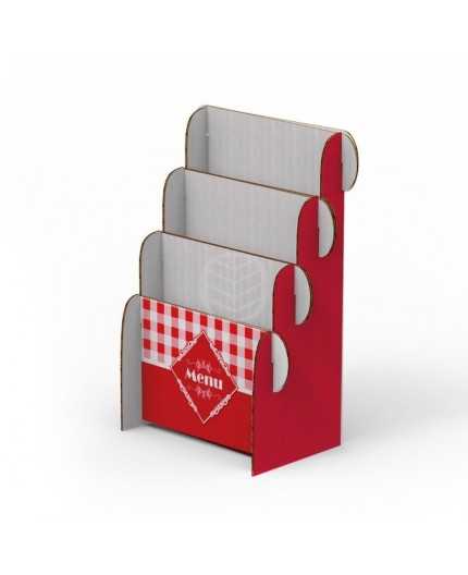 EVA 1 PLV Porte brochures Largeur 15cm