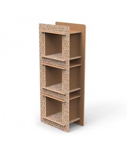 Honoré - présentoir colonne Kraft 55x37x140
