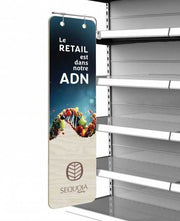 Kakémono joue de rayon bois 550 - pour potence